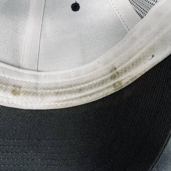 Columbia Unisex Hat O/S Green White Mesh Snapback PFG Fish Flag Patch Cap - Picture 7 of 8